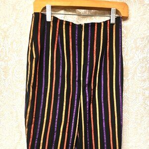 Catherine Malandrino Limited Edition rare ribbon-stripe pants trousers